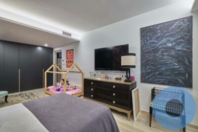 appartamento con terrazzi Garbatella camera