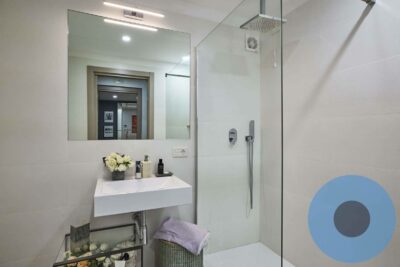 appartamento con terrazzi Garbatella bagno